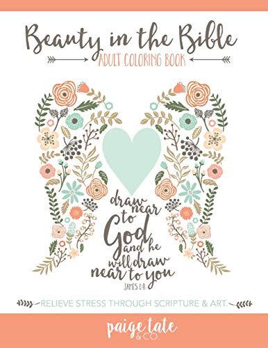 Bible verse coloring pages and books for relaxing and reflecting