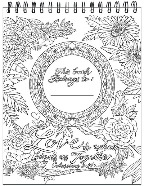 Colorful scriptures illustrated by terbit basuki â