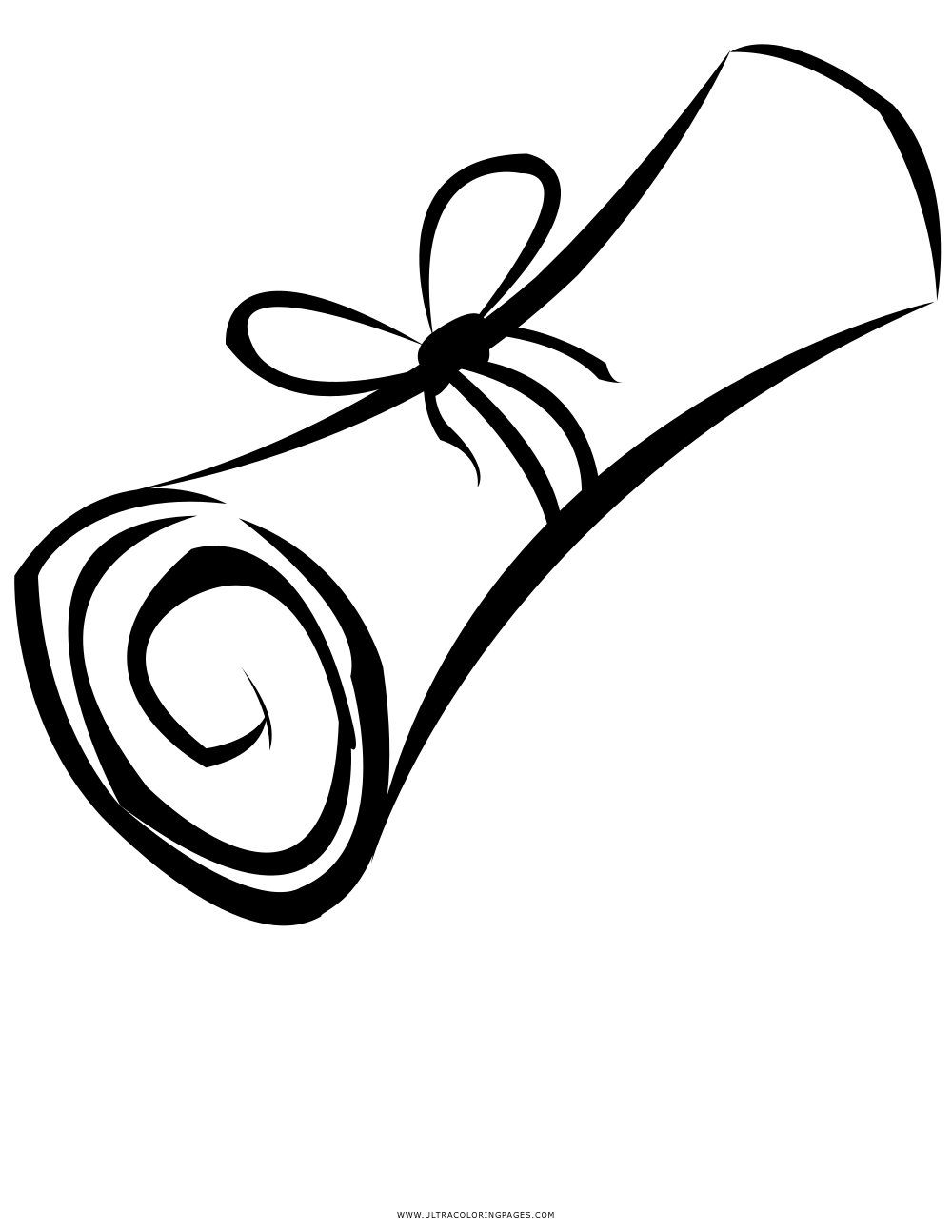 Scroll coloring page