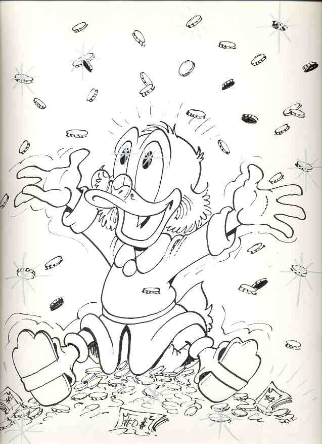 Don rosa scrooge mcduck in christian millers sketches and missions from