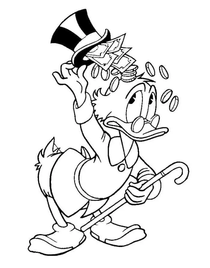 Scrooge mcduck malvorlagen