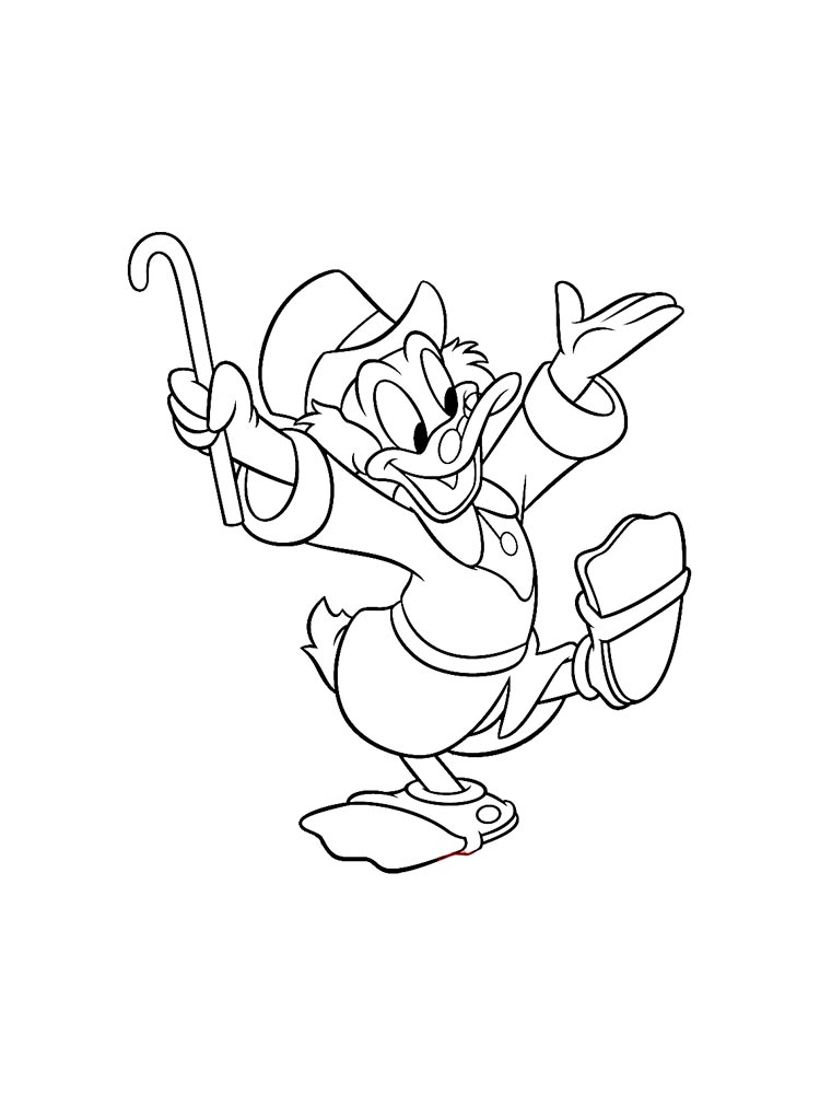 Ducktales coloring pages