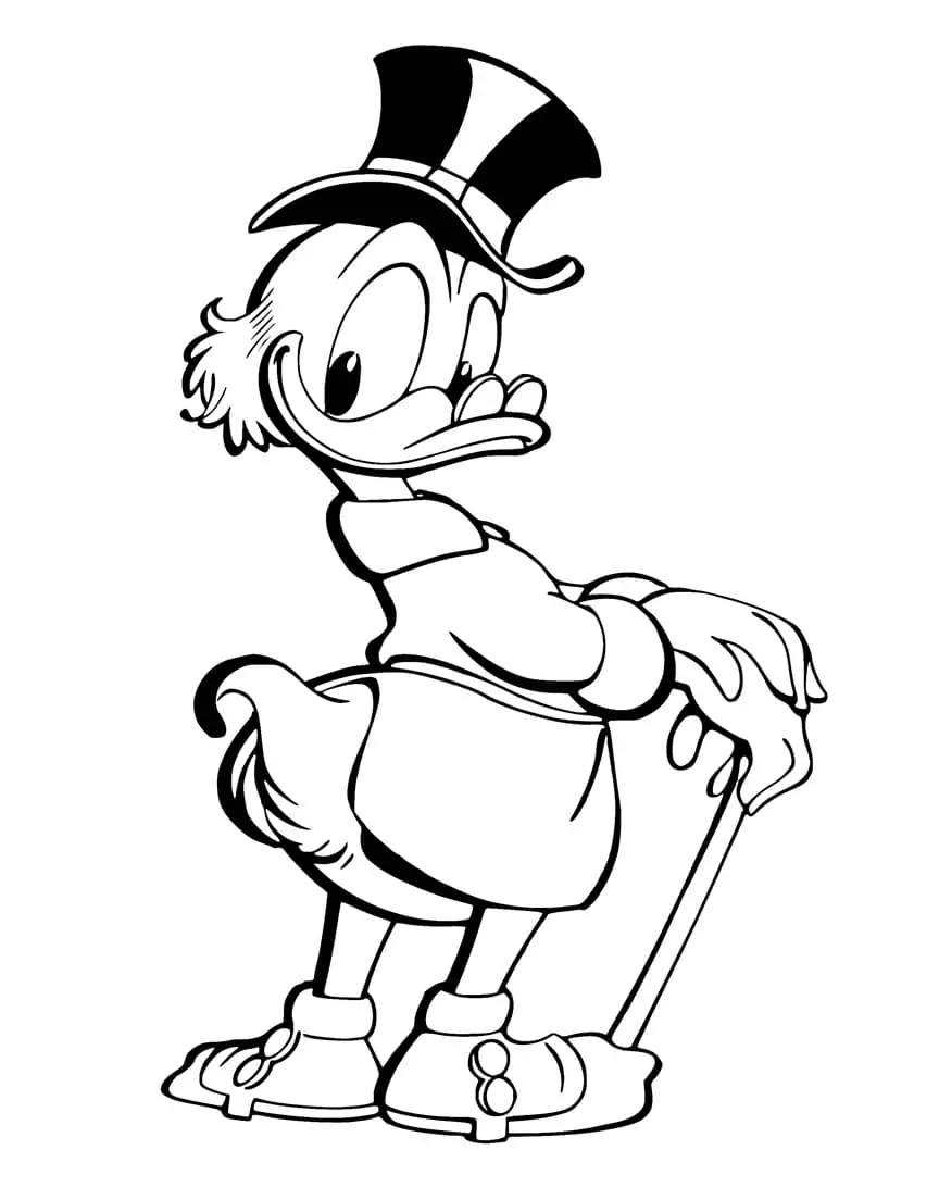 Scrooge mcduck malvorlagen