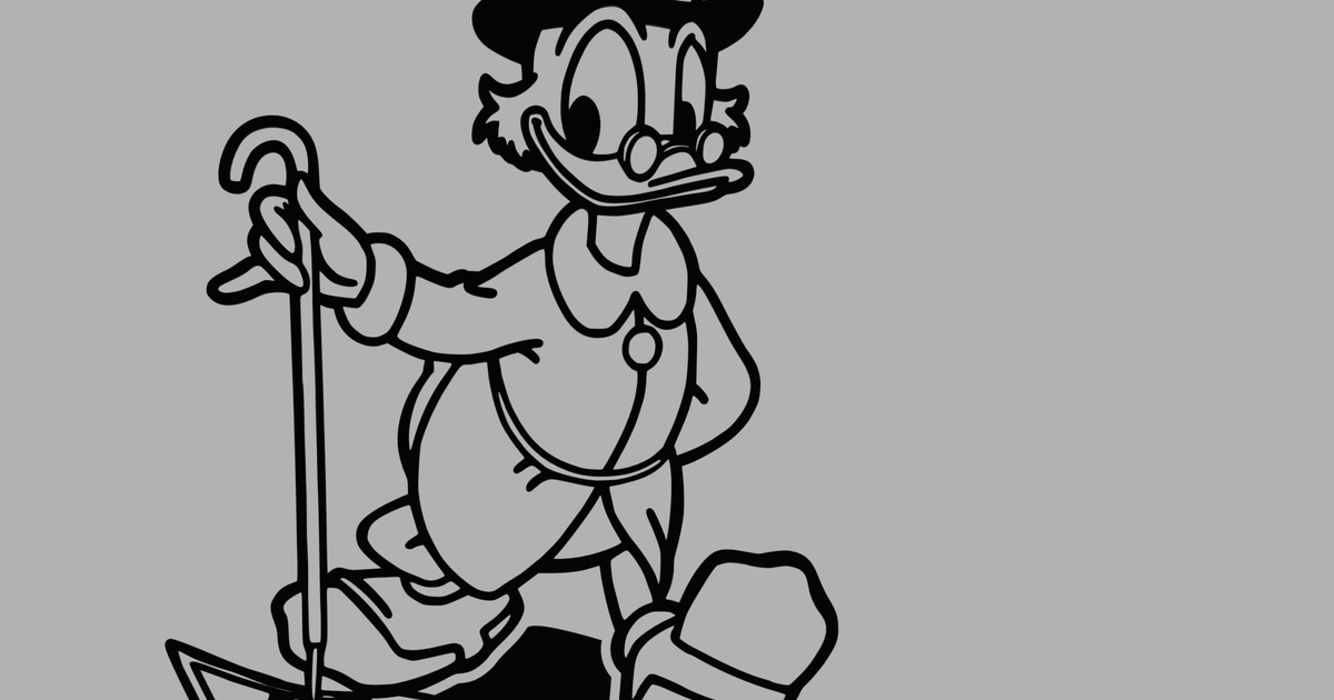 Scrooge mcduck by joe download free stl model