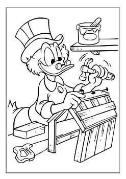 Unlock imagination printable donald duck coloring pages for children