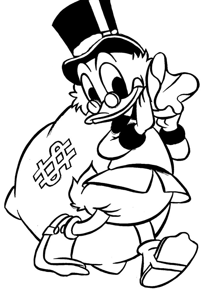 Scrooge mcduck and his riches