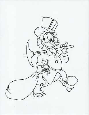 Scrooge mcduck bloodpick original lor art x sketch mic drawing parrish