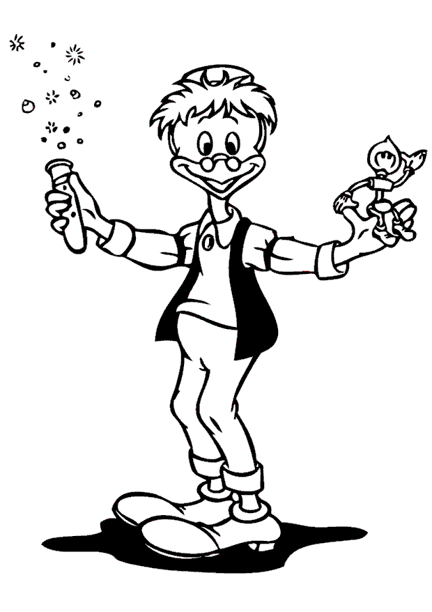 Ducktales coloring pages