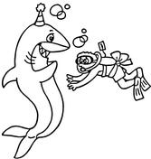 Scuba diving coloring pages free coloring pages
