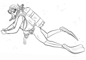 Scuba diving coloring pages free coloring pages