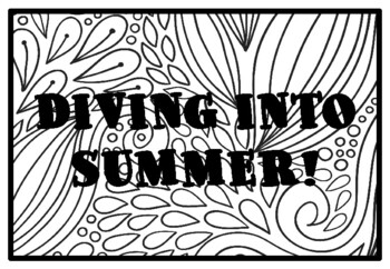 Divg to summer summer activity summer colorg pages worksheet by swati sharma