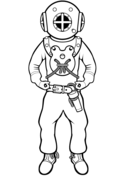 Scuba diving coloring pages free coloring pages