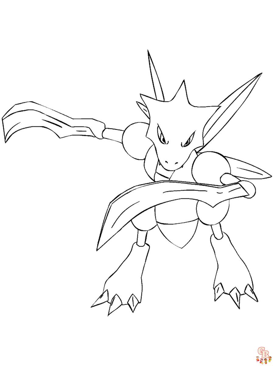 Îîîîºîîïïïîµ ïî engaging scyther coloring pages