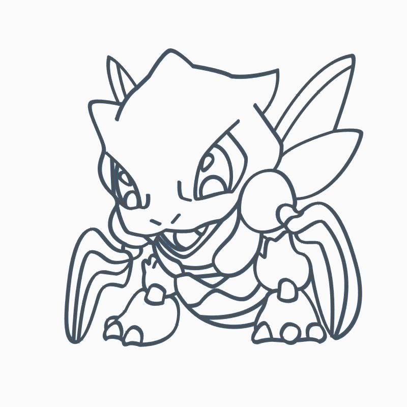 Stl file scyther cookie cutter pokemon anime chibi ðªãd printing idea to downloadãcults