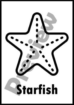 Sea animals flashcards posters coloring pages by hope learning esl