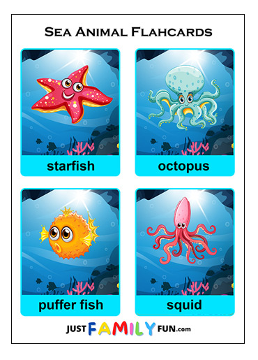 Free printable animals flashcards just family fun