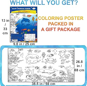 Alex art jumbo coloring poster
