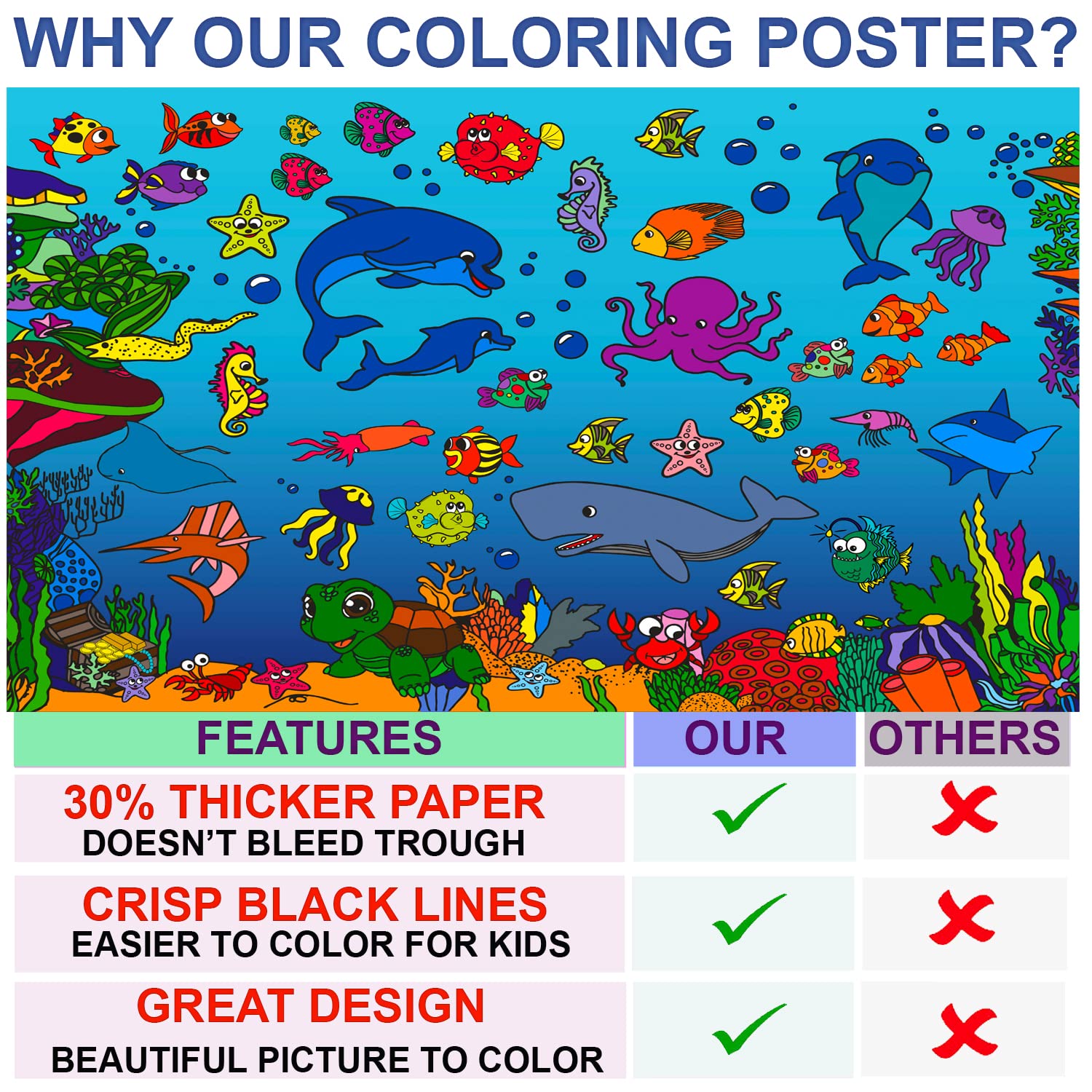 Alex art jumbo coloring poster