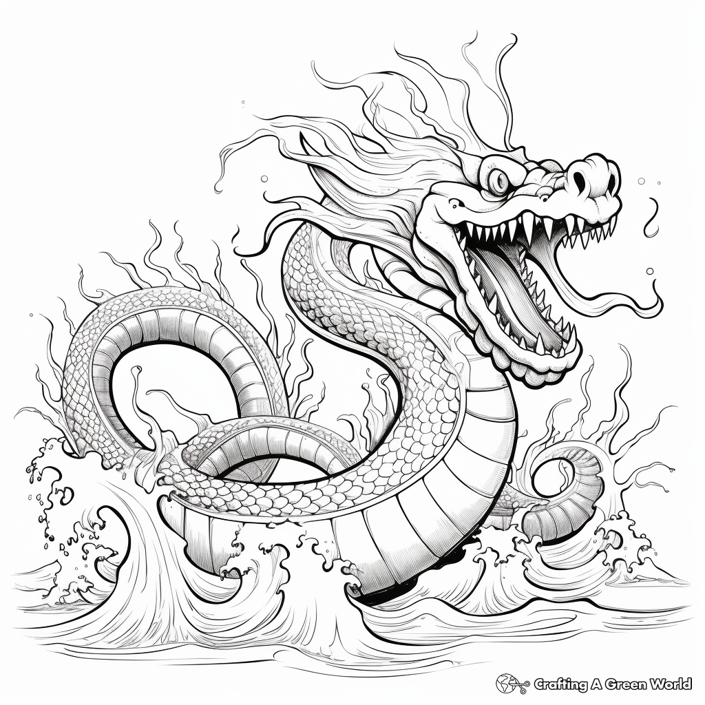 Sea beast coloring pages