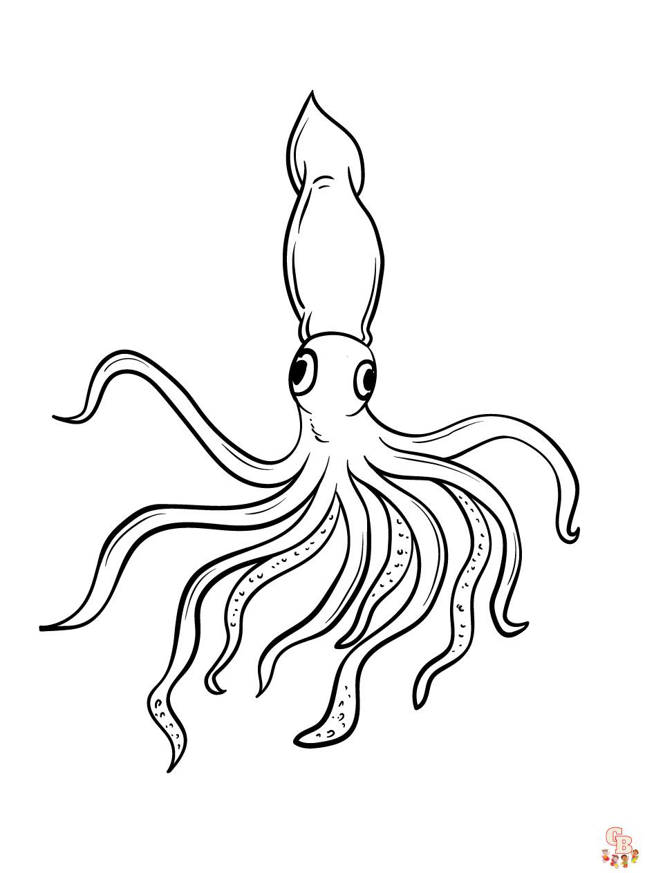 Free printable sea creatures coloring pages