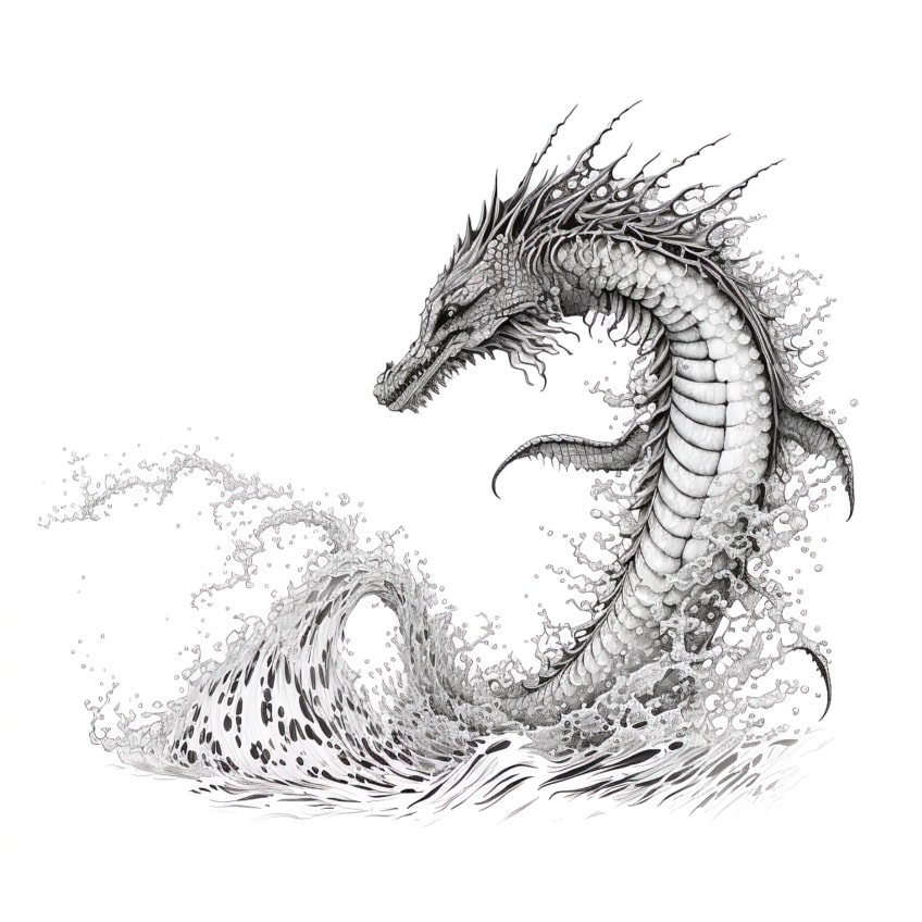 Dragon coloring pages