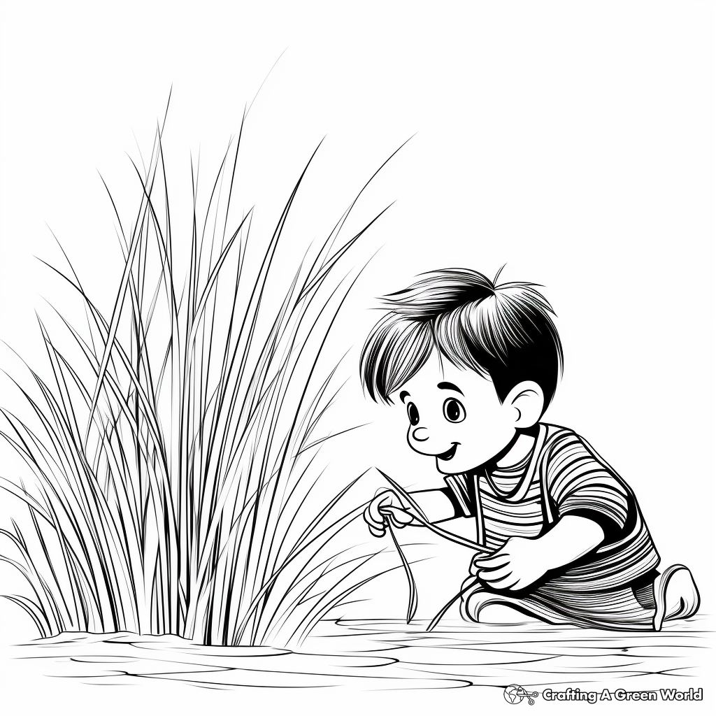 Grass coloring pages