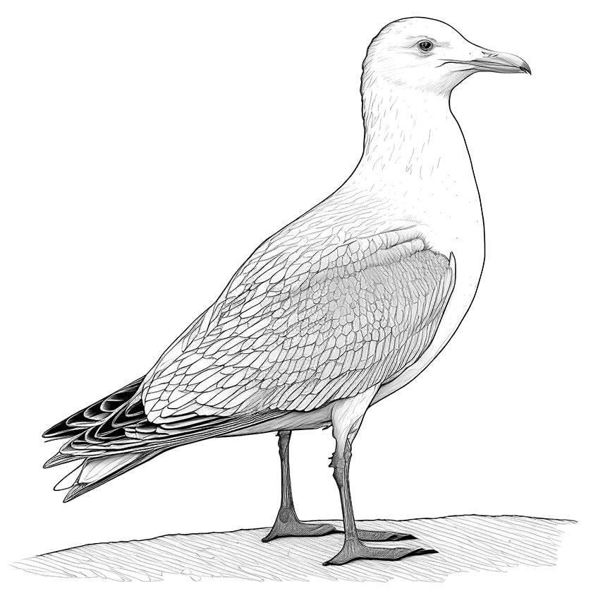 Bird coloring pages