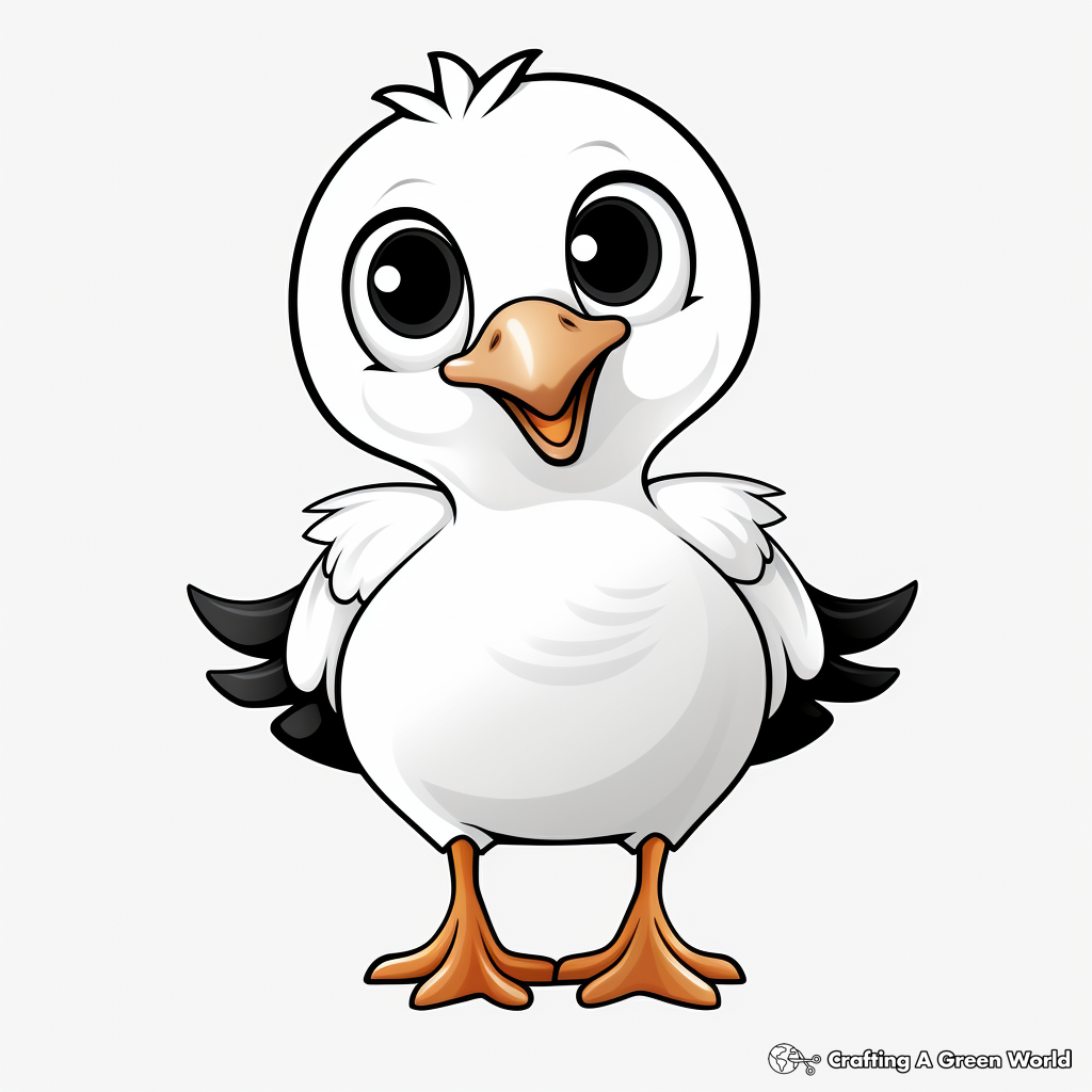 Seagull coloring pages