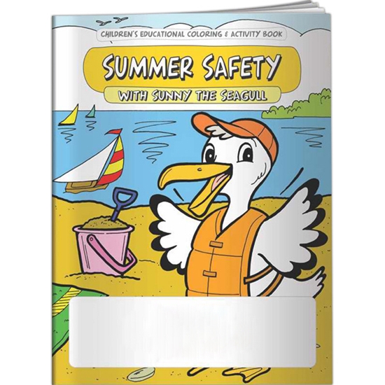 Summer safety with sunny the seagull coloring book