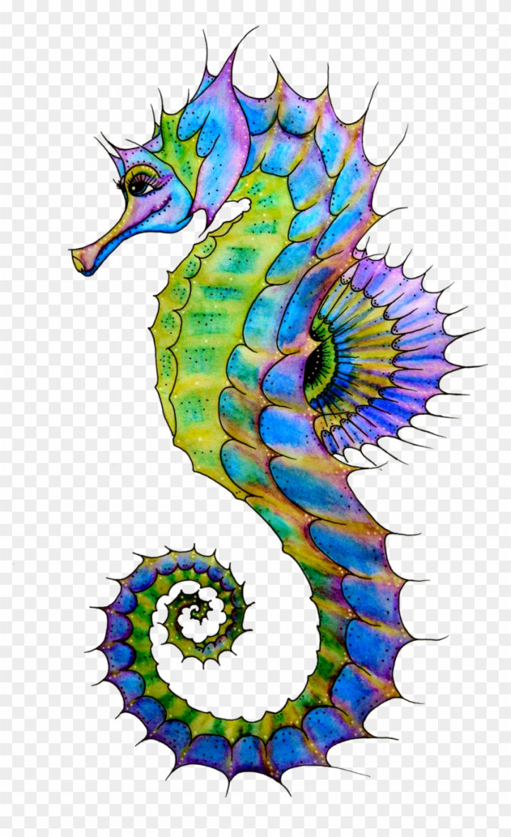 Free seahorse purple sea horse clipart clipartcow