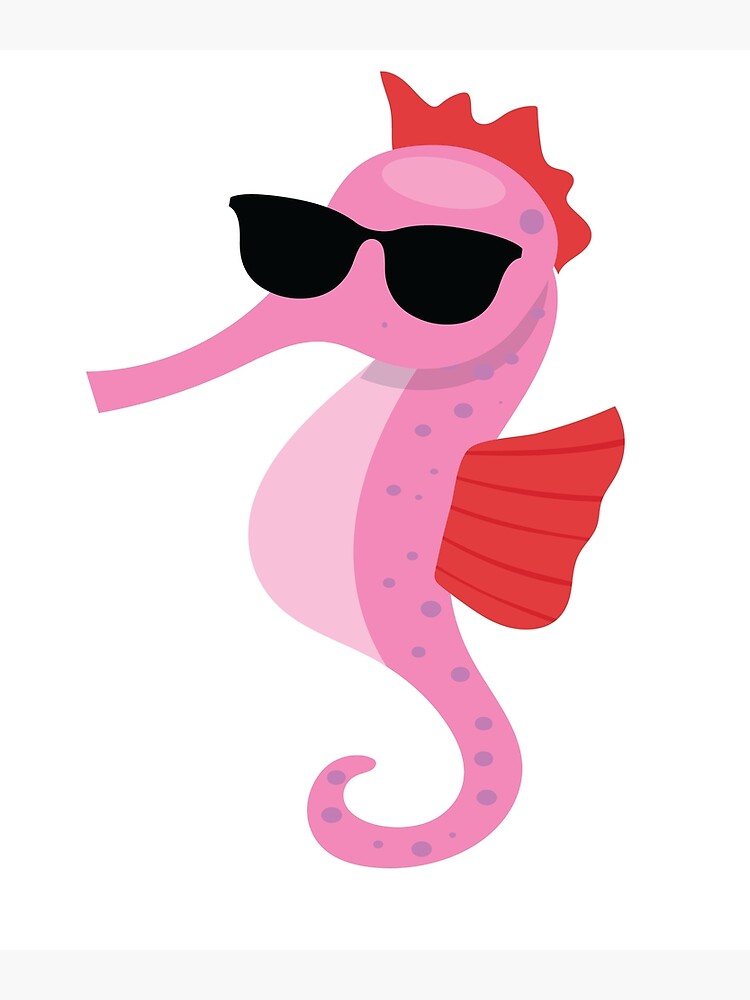 Seahorse emoji greeting card for sale by hippoemo