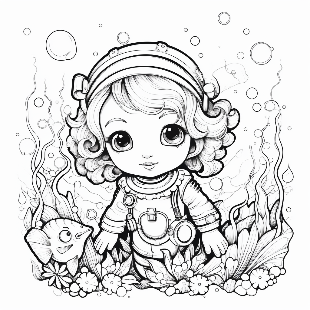 Under the sea coloring pages