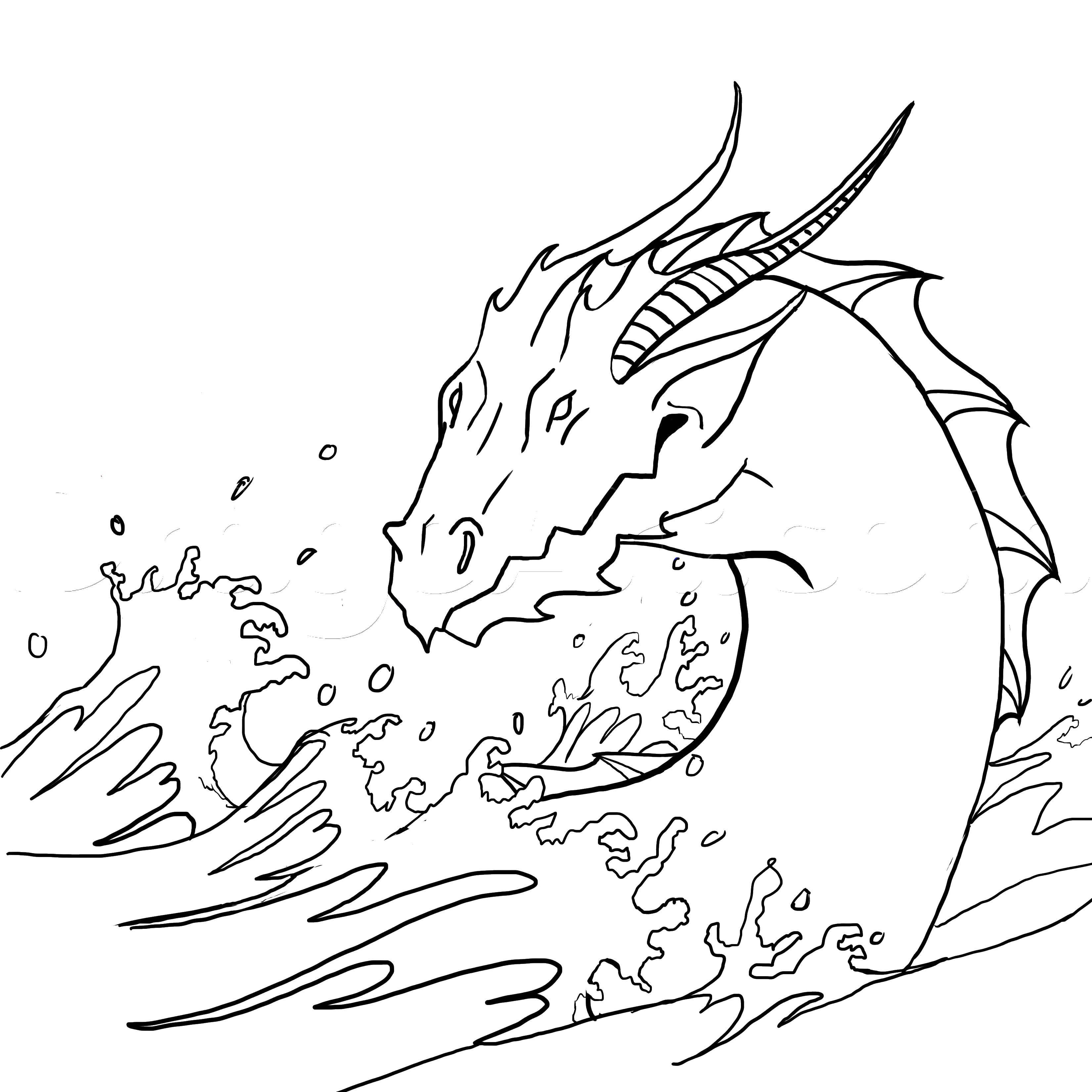 Online coloring pages coloring sea monster coloring