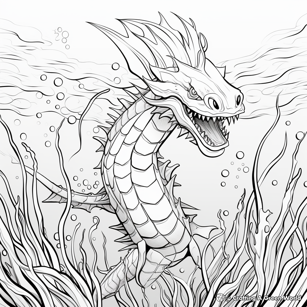 Sea beast coloring pages