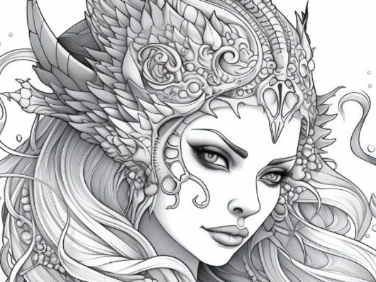 Sea monsters mythological beings colouring book pages teaching resources