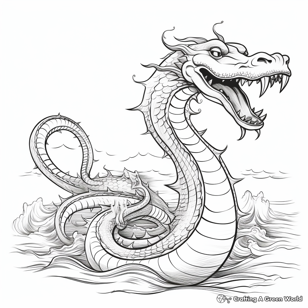 Sea beast coloring pages