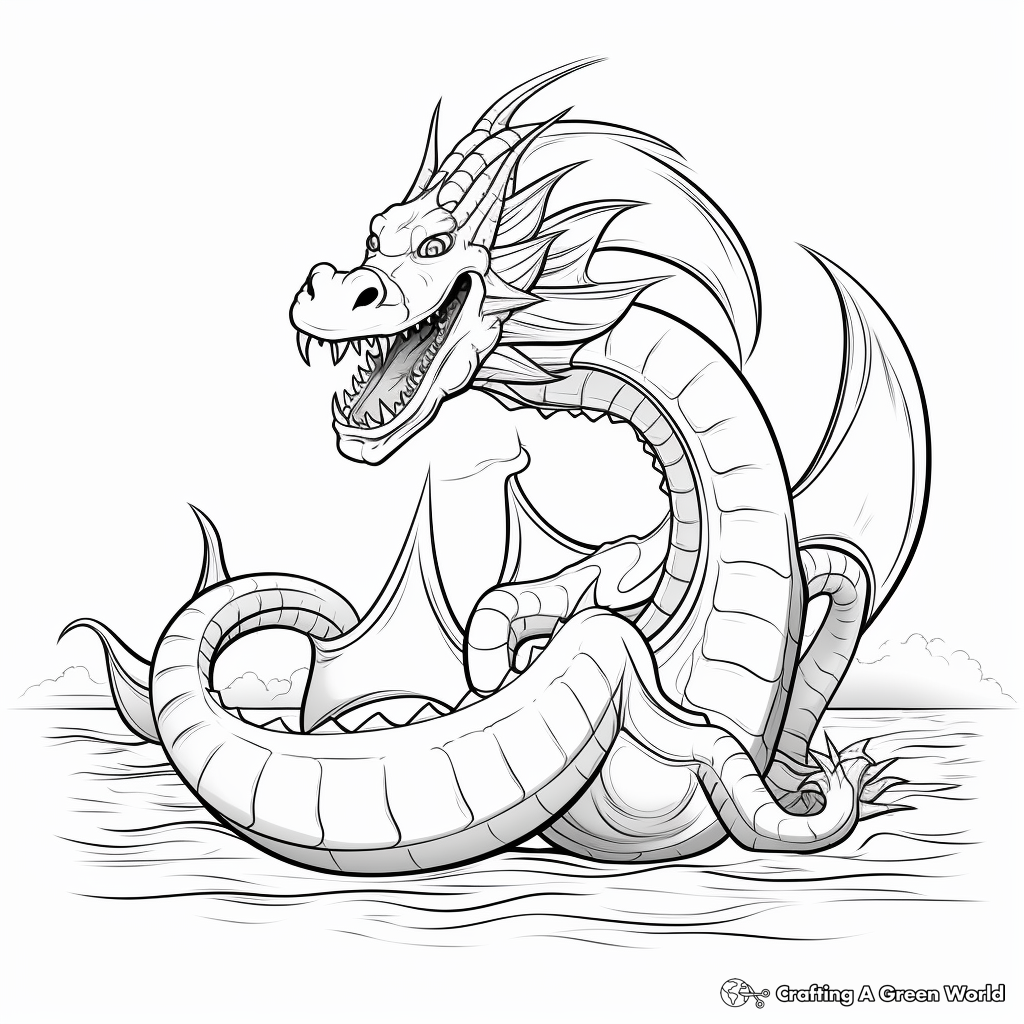 Sea beast coloring pages