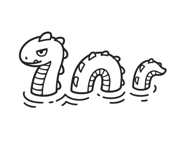 Sea serpent stock illustrations royalty