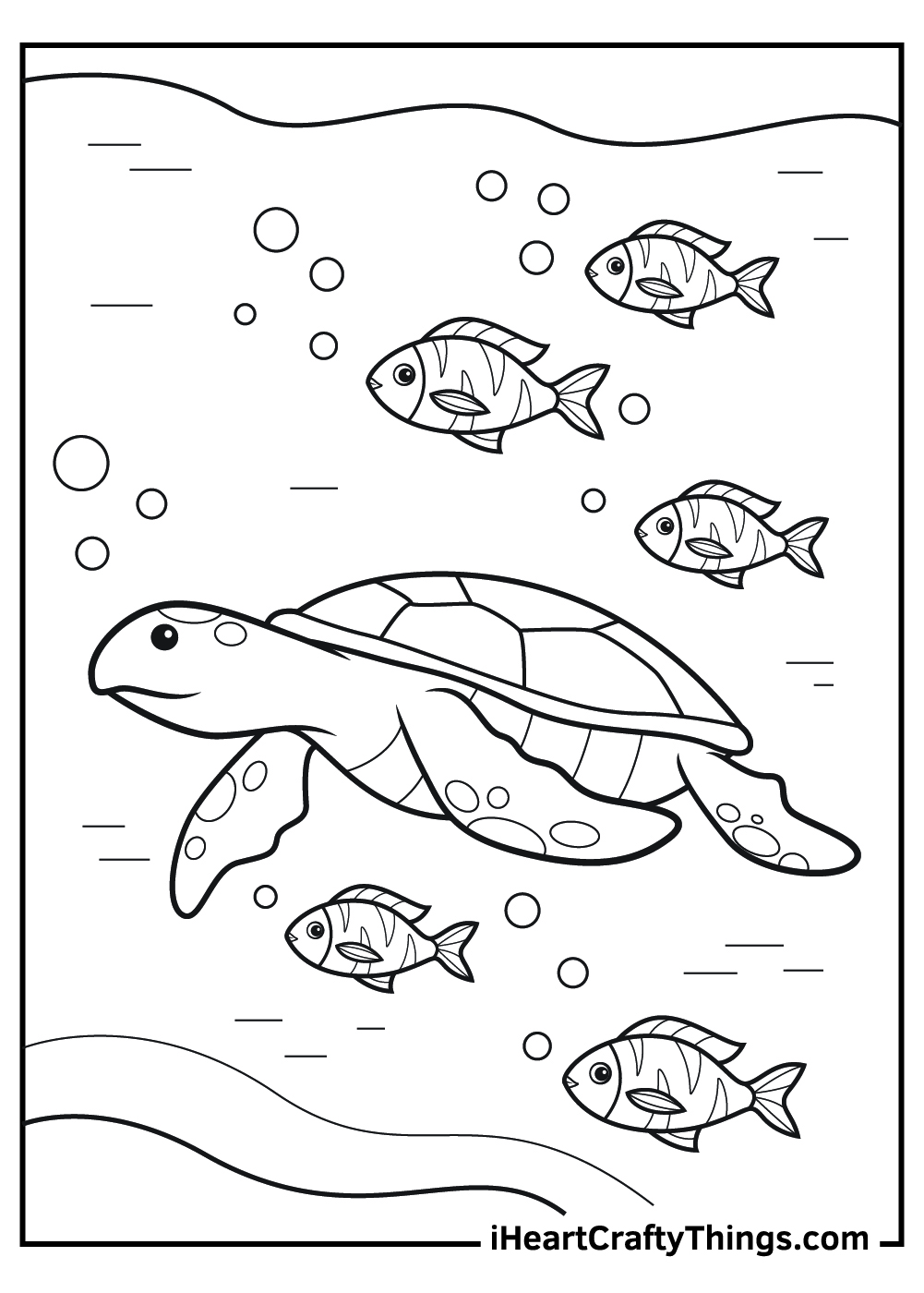 Sea turtle coloring pages free printables