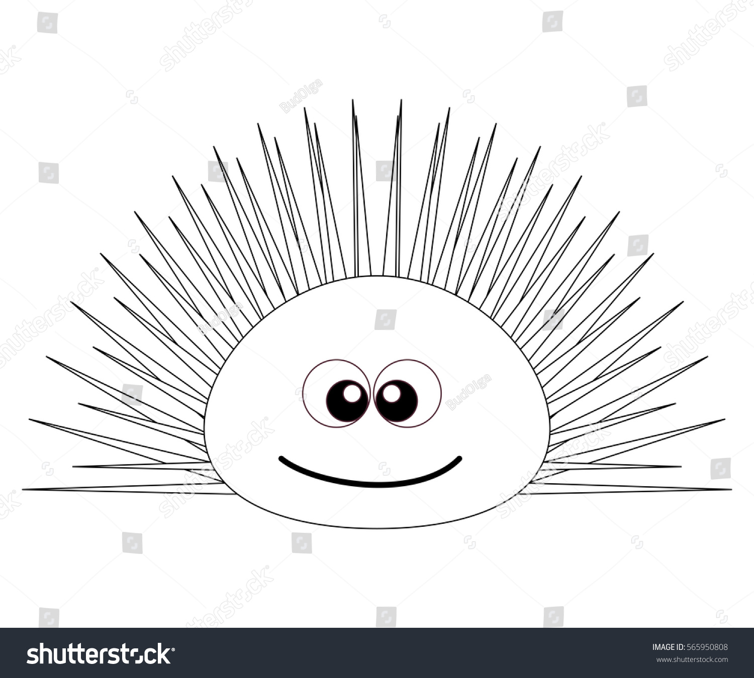 Colorless cartoon urchin coloring page preschool àààààààààªàààà àààààààààààªààààà