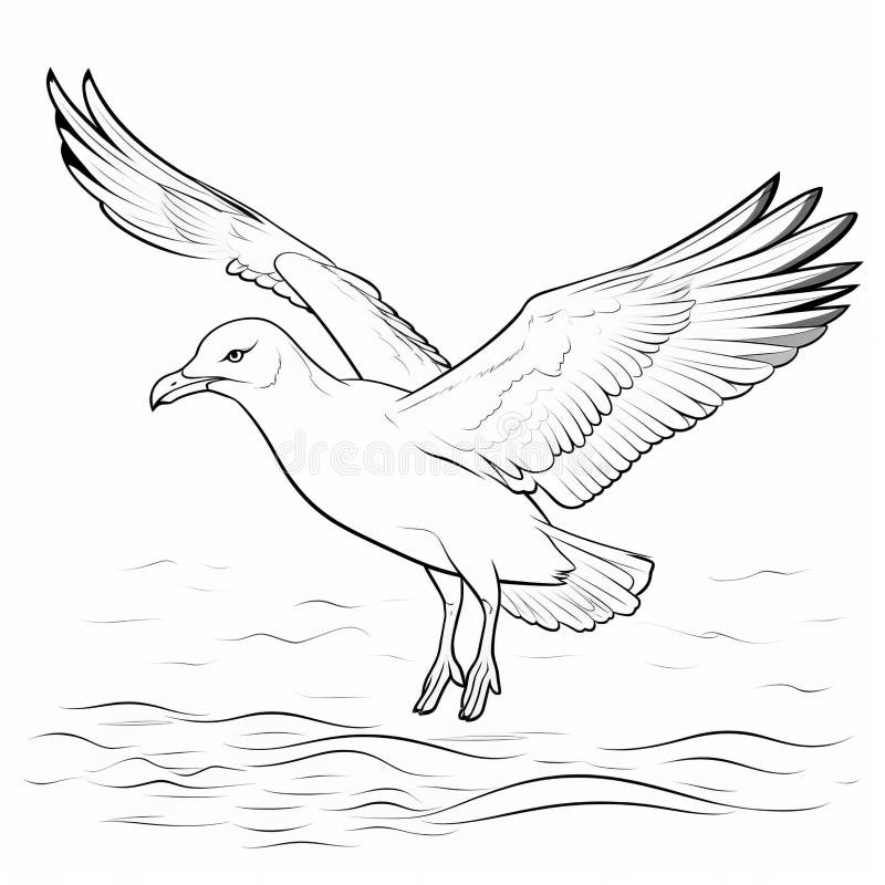 Realistic seagull stock illustrations â realistic seagull stock illustrations vectors clipart