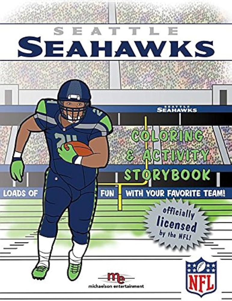 Seattle seahawks coloring activity storybook brad m epstein curt walstead books