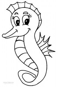 Baby seahorse coloring pages hayvan boyama sayfalarä boyama sayfalarä yazdärälabilir renkli sayfalar