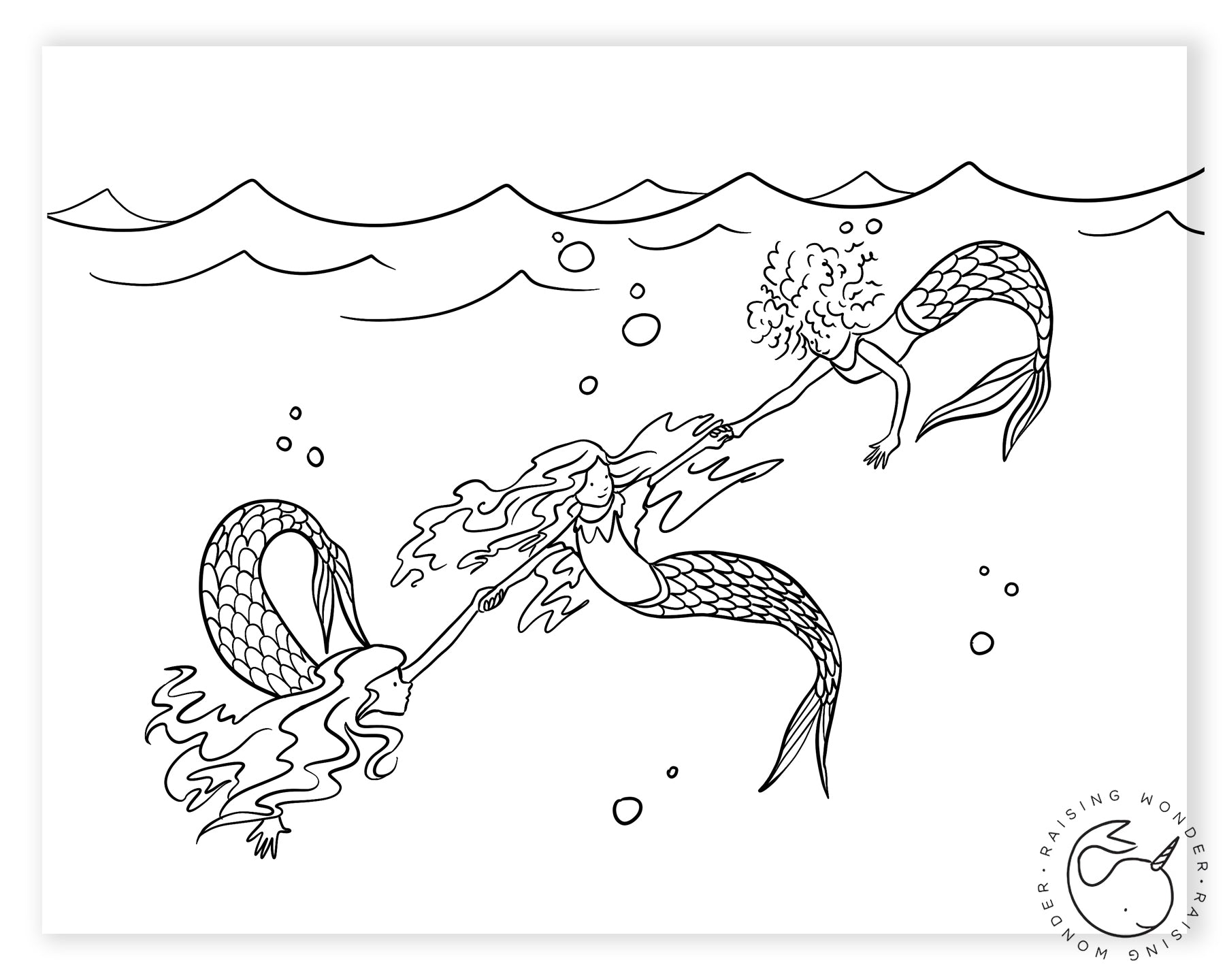 Single coloring page