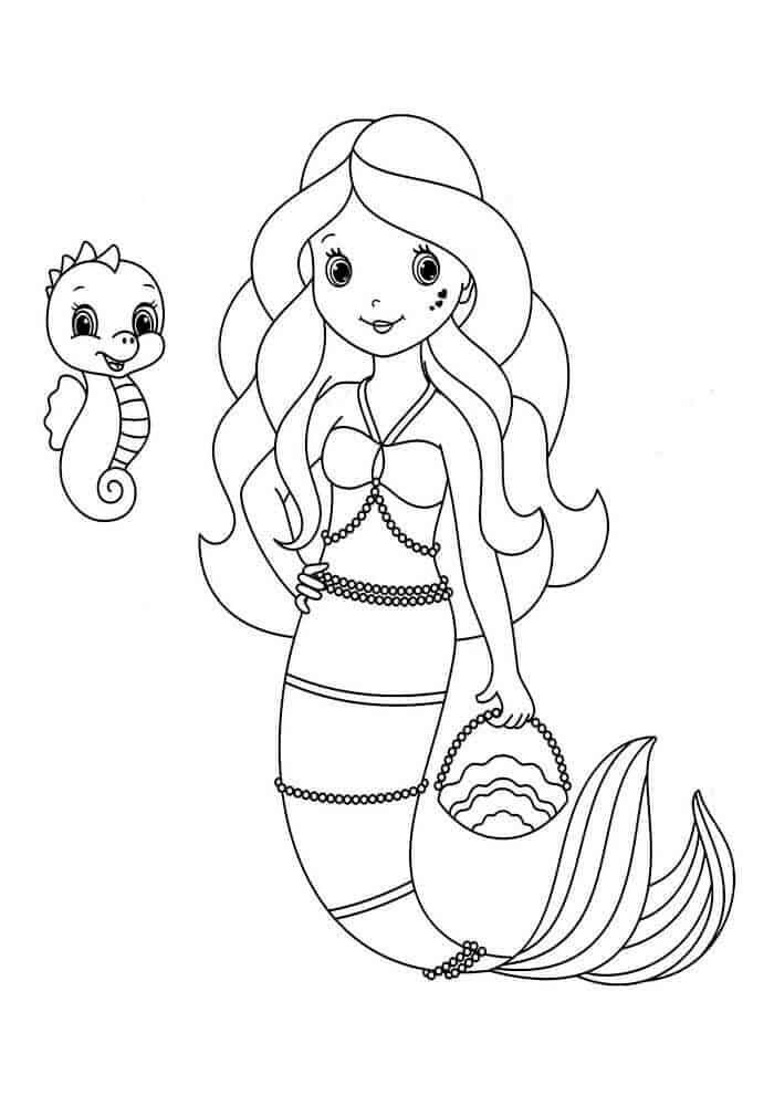Mermaid coloring pages for girls ãcretsiz boyama kitaplarä boyama sayfalarä boyama kitabä