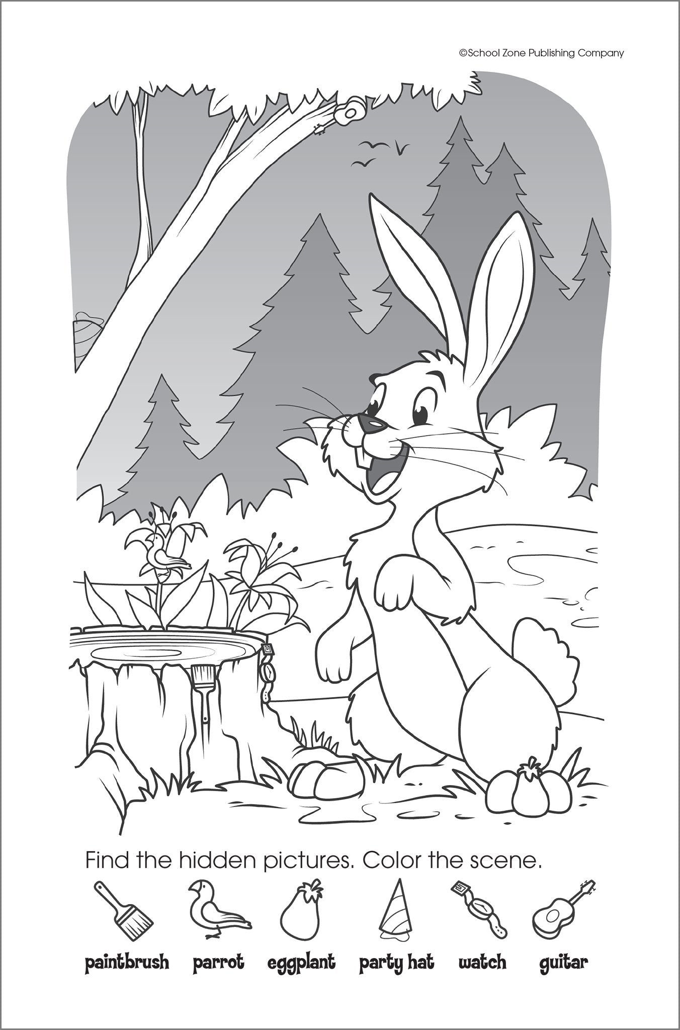 My first hidden pictures workbook