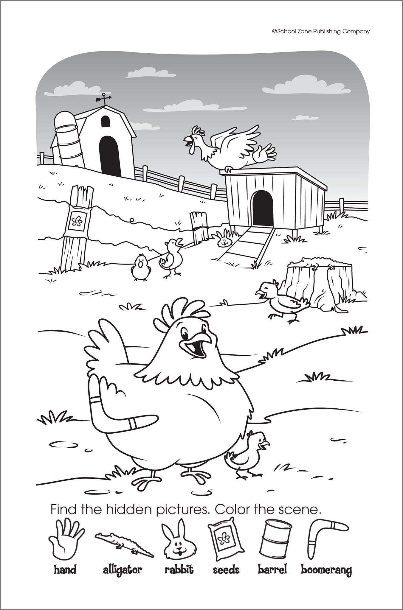 My first hidden pictures workbook