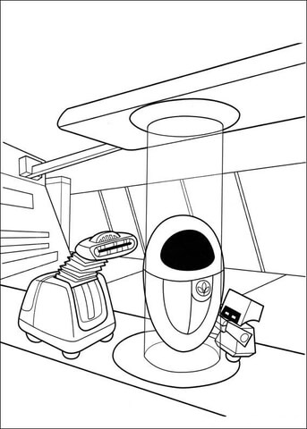 Robots search eva coloring page free printable coloring pages