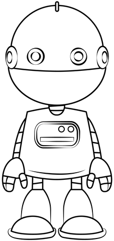Robot printable template free printable papercraft templates