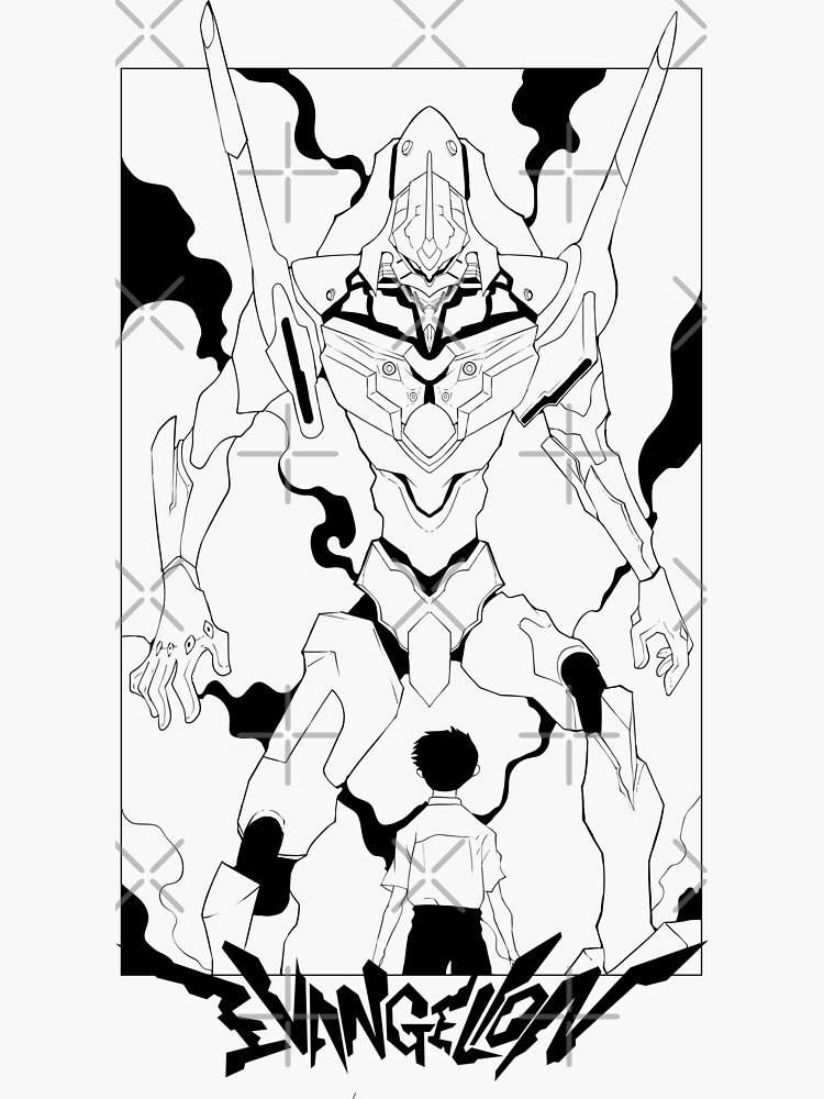 Eva sticker for sale by ampixel